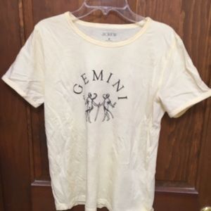 J Crew Gemini Tee NWOT Medium